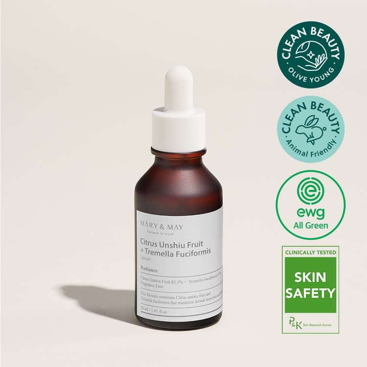 Citrus Unshiu + Tremella Fuciformis Serum - Serum Rozjaśniające Przebarwienia - 30ml - Mary&May