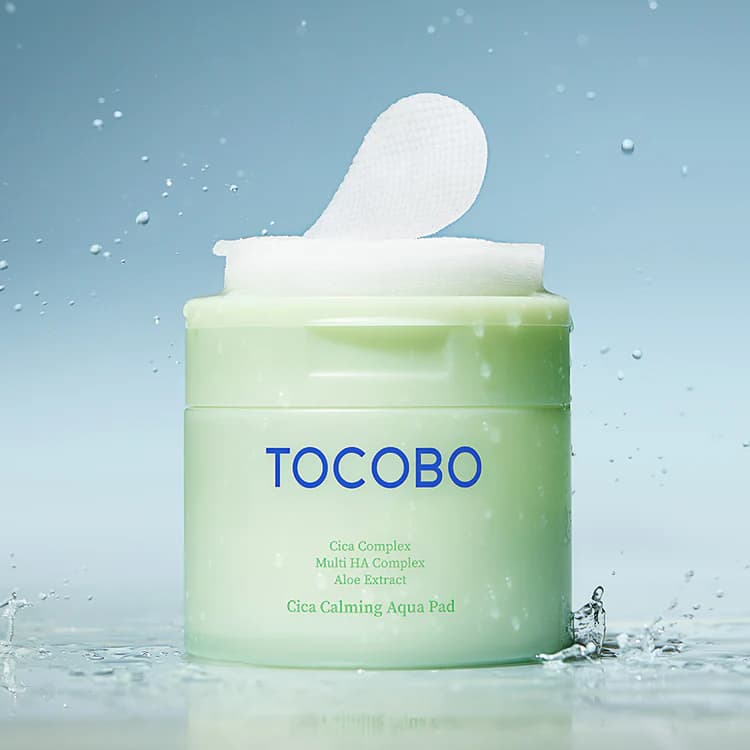 Cica Calming Aqua Pad - Kojące Płatki do Twarzy - 60szt. - Tocobo