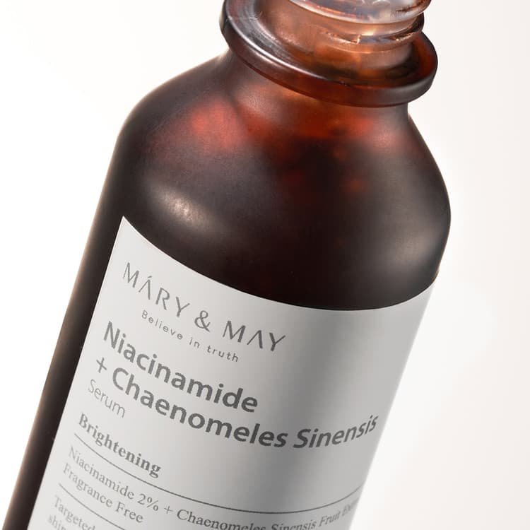 Niacinamide Chaenomeles Sinensis Serum - Rozjaśniające Serum z Niacynamidem i Pigwowcem Chińskim - 30ml - Mary&May