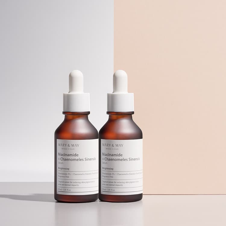Niacinamide Chaenomeles Sinensis Serum - Rozjaśniające Serum z Niacynamidem i Pigwowcem Chińskim - 30ml - Mary&May