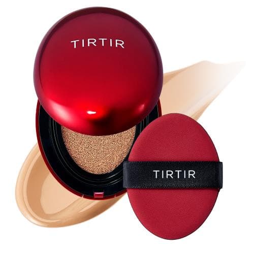 Mask Fit Red Cushion - Długotrwały Podkład do Twarzy w Poduszce - 27C COOL BEIGE - 18g - TIRTIR