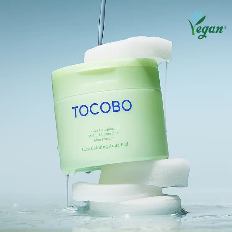 Cica Calming Aqua Pad - Kojące Płatki do Twarzy - 60szt. - Tocobo