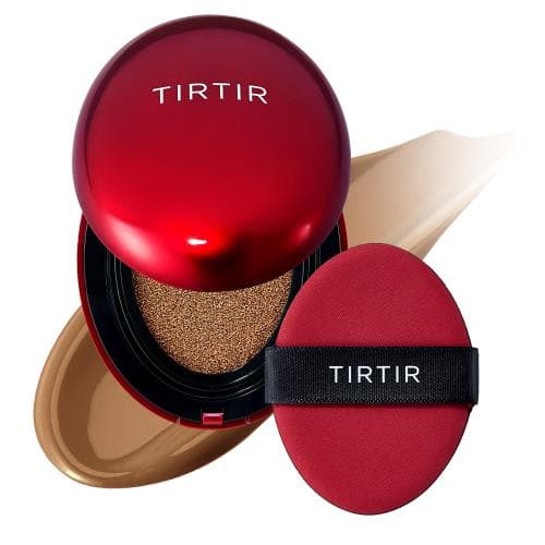 Mask Fit Red Cushion - Długotrwały Podkład do Twarzy w Poduszce - 43N Deep Cocoa - 18g - TIRTIR