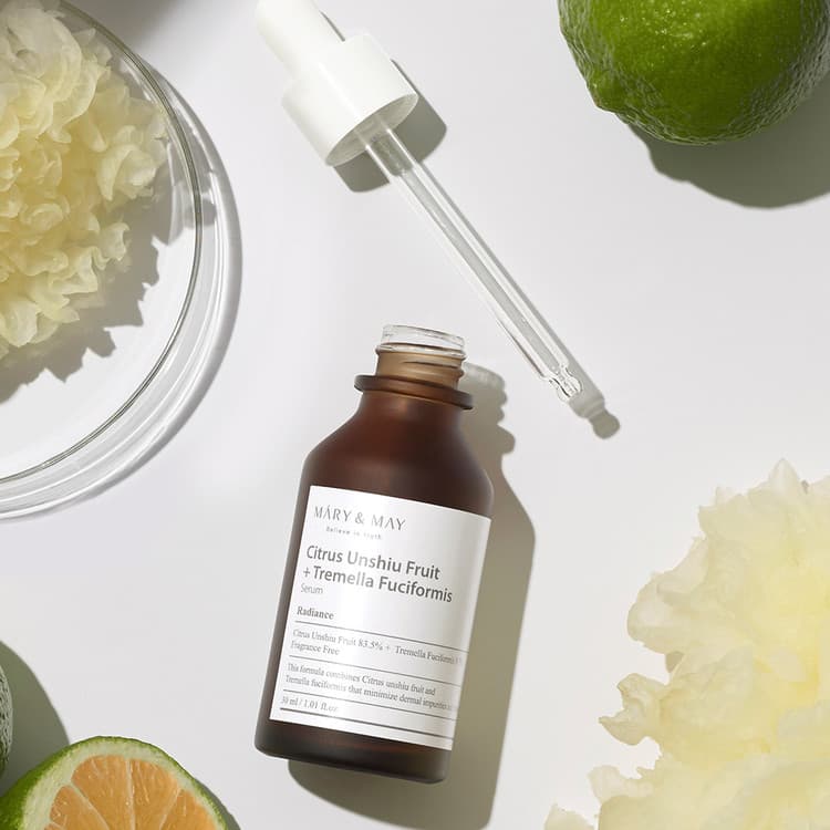 Citrus Unshiu + Tremella Fuciformis Serum - Serum Rozjaśniające Przebarwienia - 30ml - Mary&May
