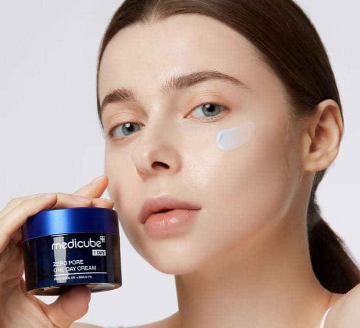 Zero Pore One-day Cream - Krem na Rozszerzone Pory z Kwasami BHA - 50ml - Medicube